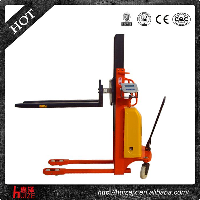 稱(chēng)重半電動(dòng)堆高車(chē) 稱(chēng)重半電動(dòng)堆高車(chē)