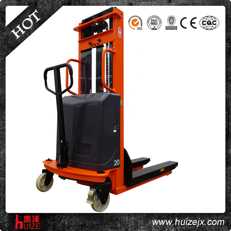 單門(mén)架半電動(dòng)堆高車(chē) 單門(mén)架半電動(dòng)堆高車(chē)