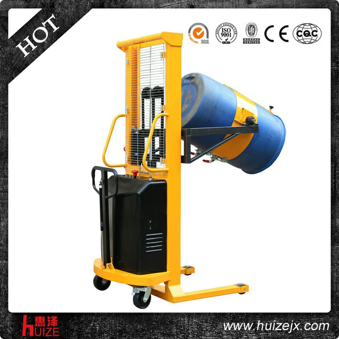 半電動多功能油桶車（單門架，夾塑桶）2