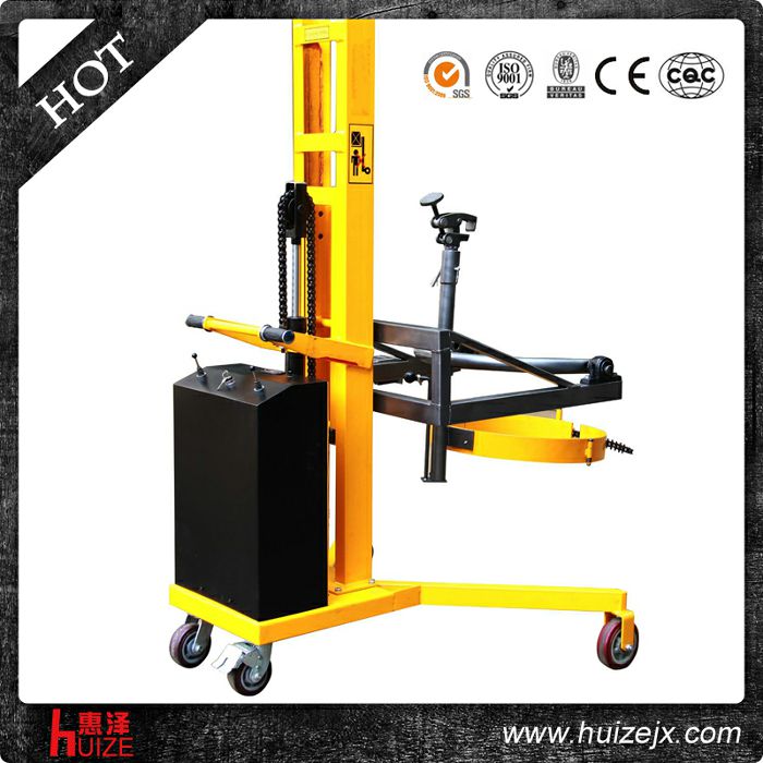半電動油桶車（直角腿，夾鐵桶翻轉(zhuǎn)）2