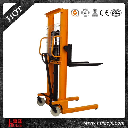 單門(mén)架手動(dòng)堆高車(chē) 單門(mén)架手動(dòng)堆高車(chē)