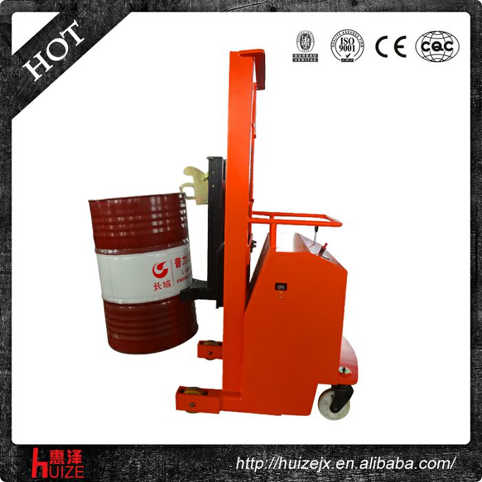 半電動(dòng)配重油桶車（無(wú)底腿，只堆垛，不翻轉(zhuǎn)）